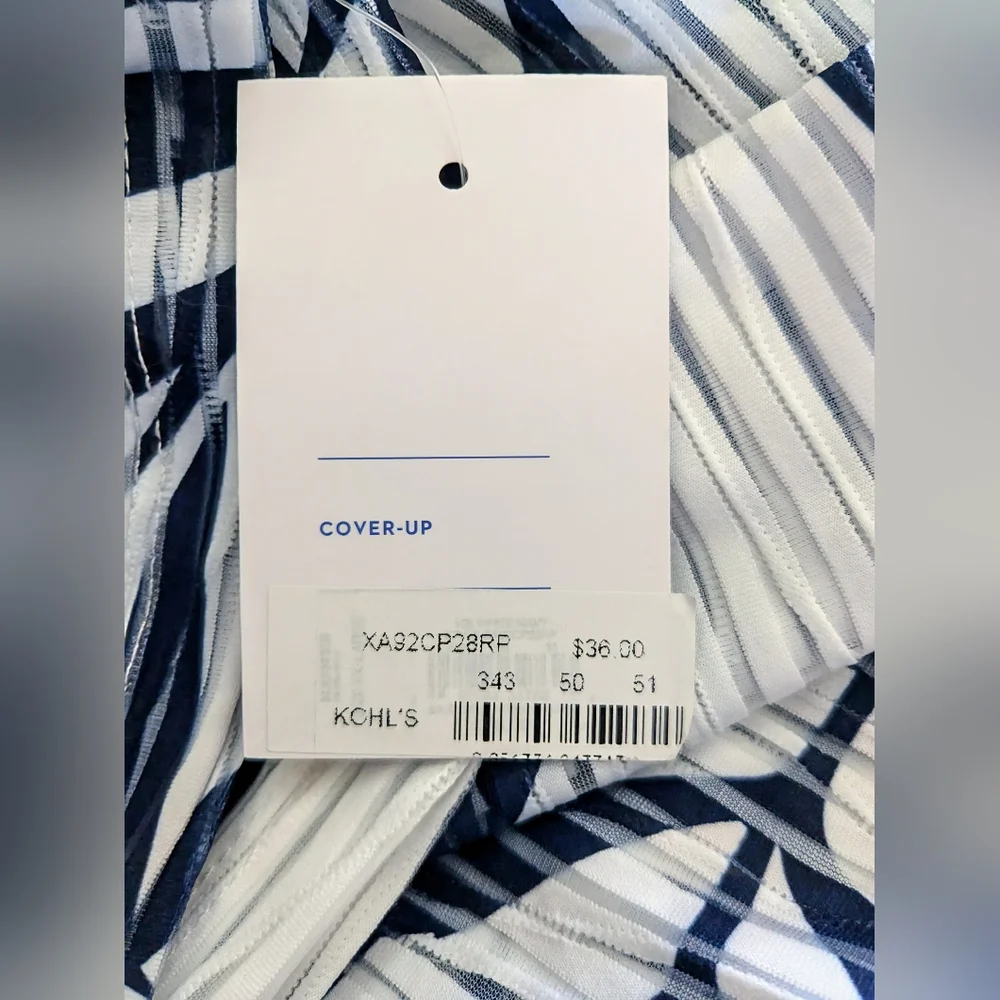 NWT, Portocruz Palm-Leaf, Swim Tunic, Cover-Up, Size XXL - Picture 10 of 13